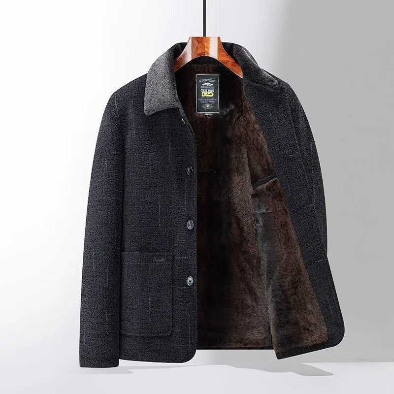 Eleganz und Wärme | Wellington-Wolljacke