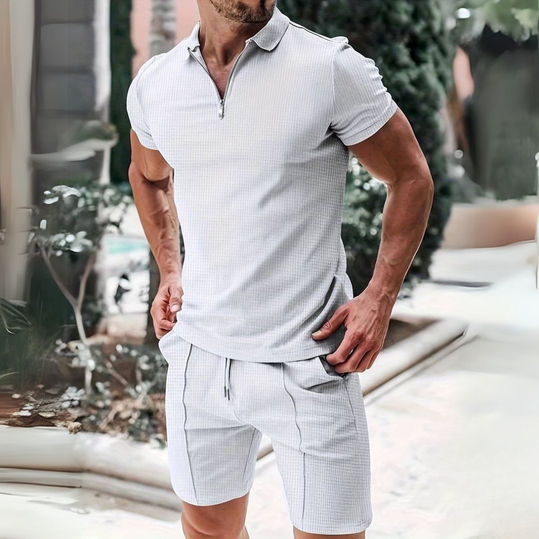 Persephone | Herren Zweiteiler Sommer Set Muskel Shirt mit Shorts
