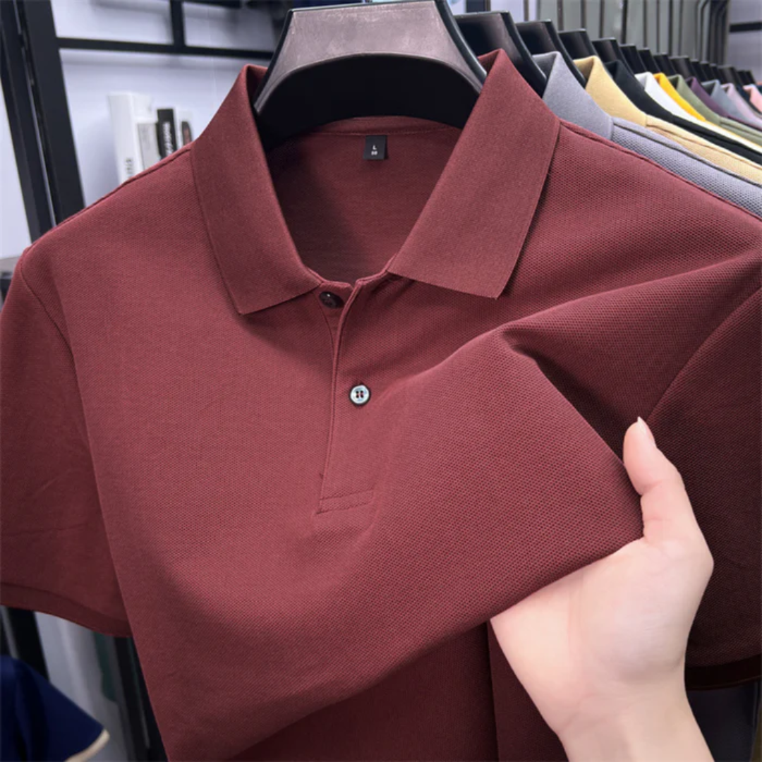 Hussein | Polo-Shirt mit kurzen Ärmeln