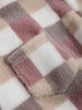 Derek | Flauschige karierte Jacke