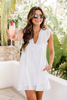 Amelie | Romantischer Rüschen-Romper mit Eyelet-Details