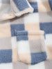 Derek | Flauschige karierte Jacke