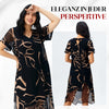 Agatha | Flowing maxi dress with a V-neck and print