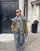 Heidi | Maven Wildleder Bomberjacke