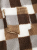 Derek | Flauschige karierte Jacke