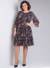 Roniesh | Neue Frühlingskleid mit Print für Damen