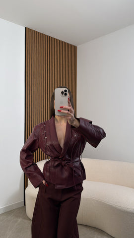 Elegante Kurzjacke | Japan-Jacke aus Eco-Leder