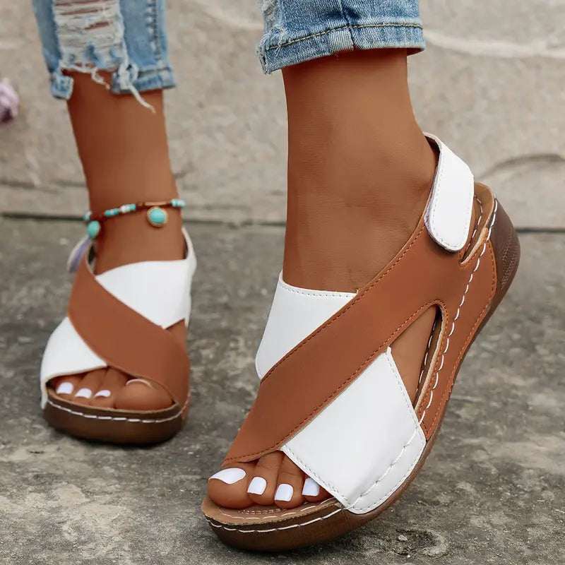 Alessia | Ultra Bequeme Orthopädische Sandalen mit Neigung