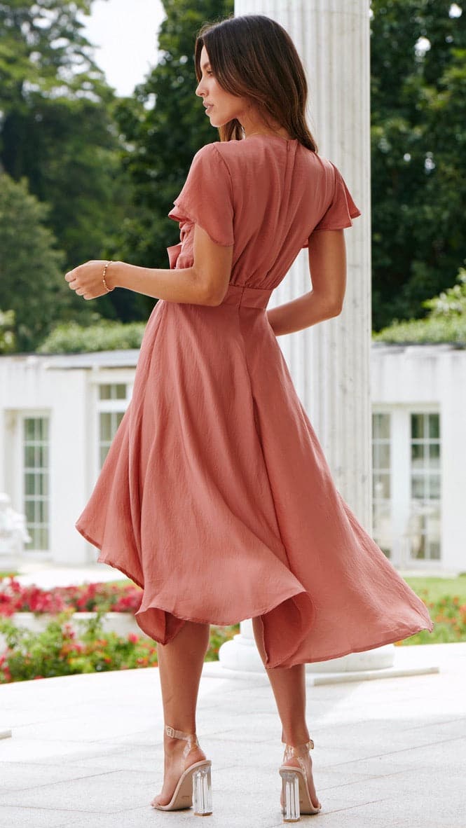 Marina | Sunny Daze Kleid - Gebackene Rose