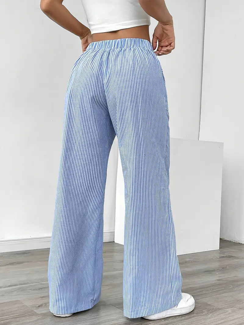Charry | Elegante gestreifte Hose mit Taschen
