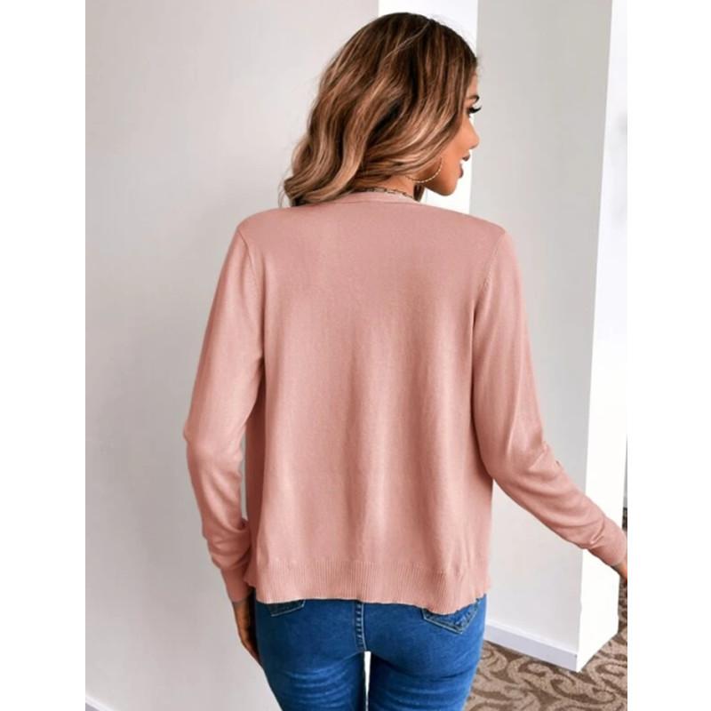 Alette | Strickpullover mit eleganter Knopfleiste für Damen