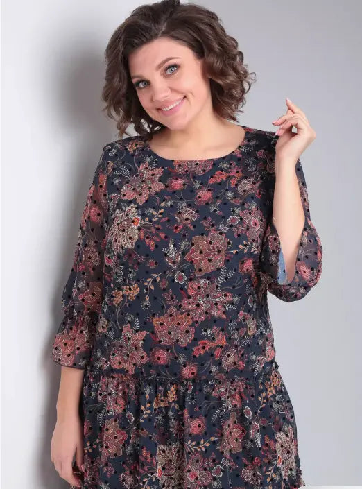 Roniesh | Neue Frühlingskleid mit Print für Damen