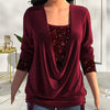 Elena | Elegante Bluse mit glänzenden Details