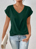 Cleo | Charmantes lässiges T-Shirt mit Herzausschnitt