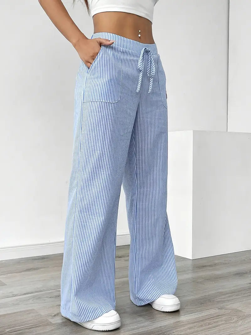 Charry | Elegante gestreifte Hose mit Taschen