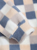 Derek | Flauschige karierte Jacke