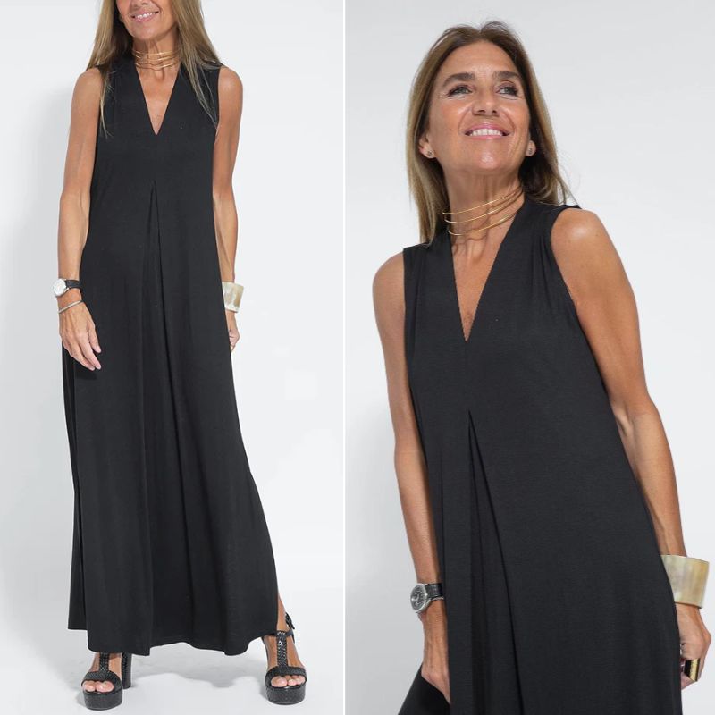 Elise | Luxuriöses Frauenkleid mit Weste