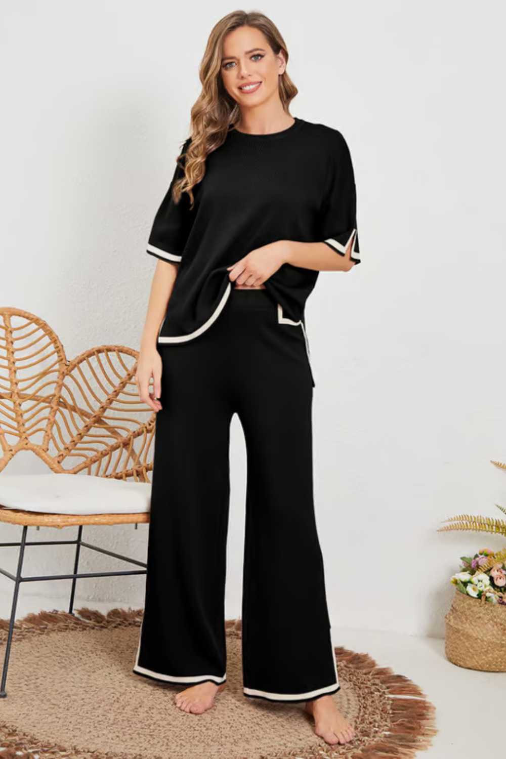 Sienna | Klassisches Strick-Lounge-Set