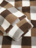 Derek | Flauschige karierte Jacke