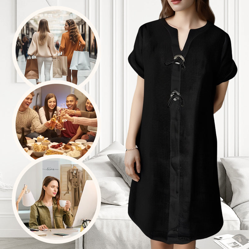 Tinsley | Baumwolle Knopfkleid