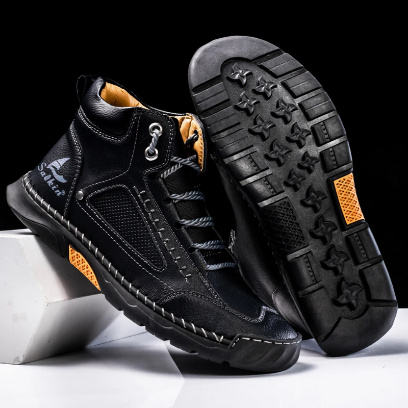 Javion | St. Moritz Leder High Top Schuhe