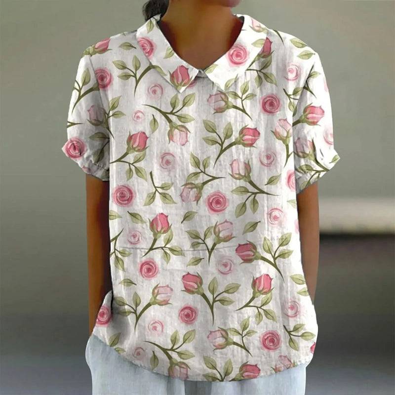 Lidia | Lässige Bluse mit Blumenmuster