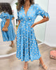 Millie | Kleid mit Punkten und tiefem V-Ausschnitt