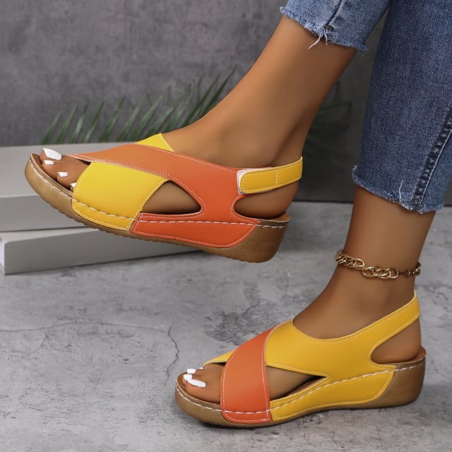 Alessia | Ultra Bequeme Orthopädische Sandalen mit Neigung