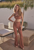 Mia | Elegante hochtaillierte Schlagleggings