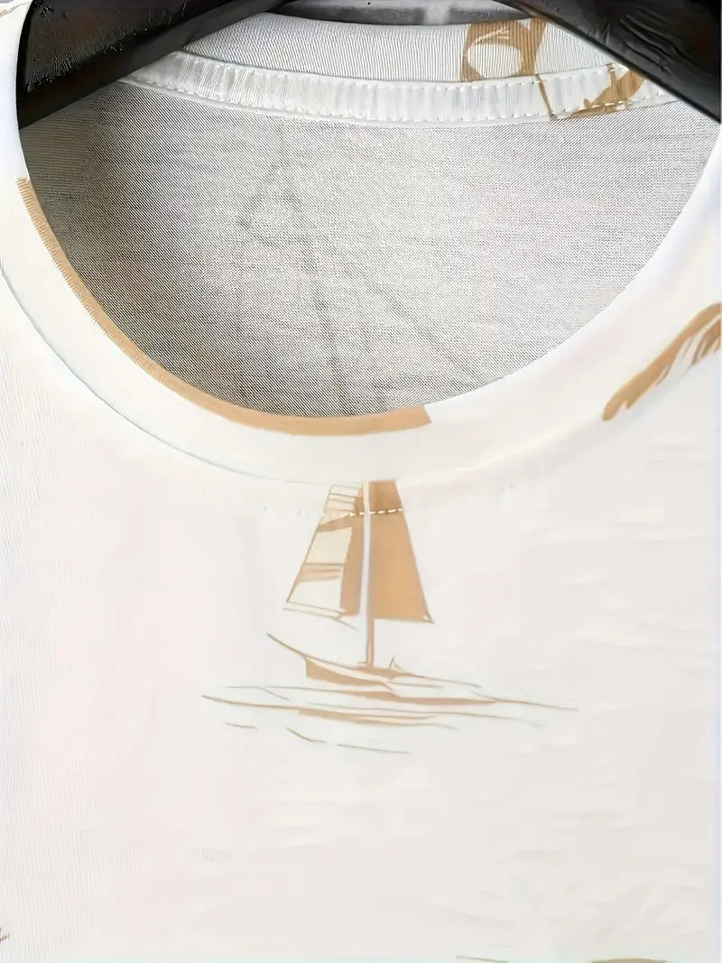 Xander | Elegantes Zweiteiliges Sommer-Outfit mit Druck