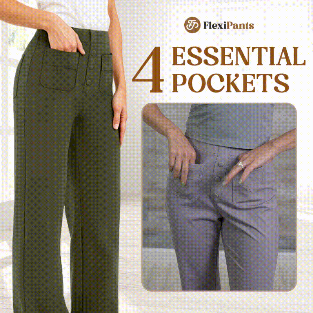 Aurura | Bequeme Stretchhose mit hoher Taille für Damen