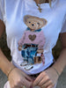 Baumwoll | T-Shirt mit geprägten