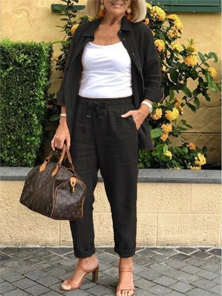 Henna | Set aus Langarmhemd und Hose