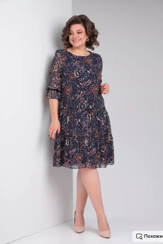 Roniesh | Neue Frühlingskleid mit Print für Damen