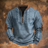 Jacob | Anton Strickpullover mit Reißverschlussdetail