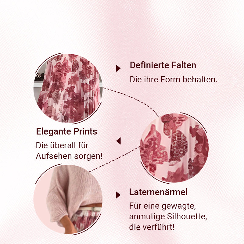 Zakai | Damen zweiteiliges Set: Oberteil mit Rundhalsausschnitt und bedrucktem