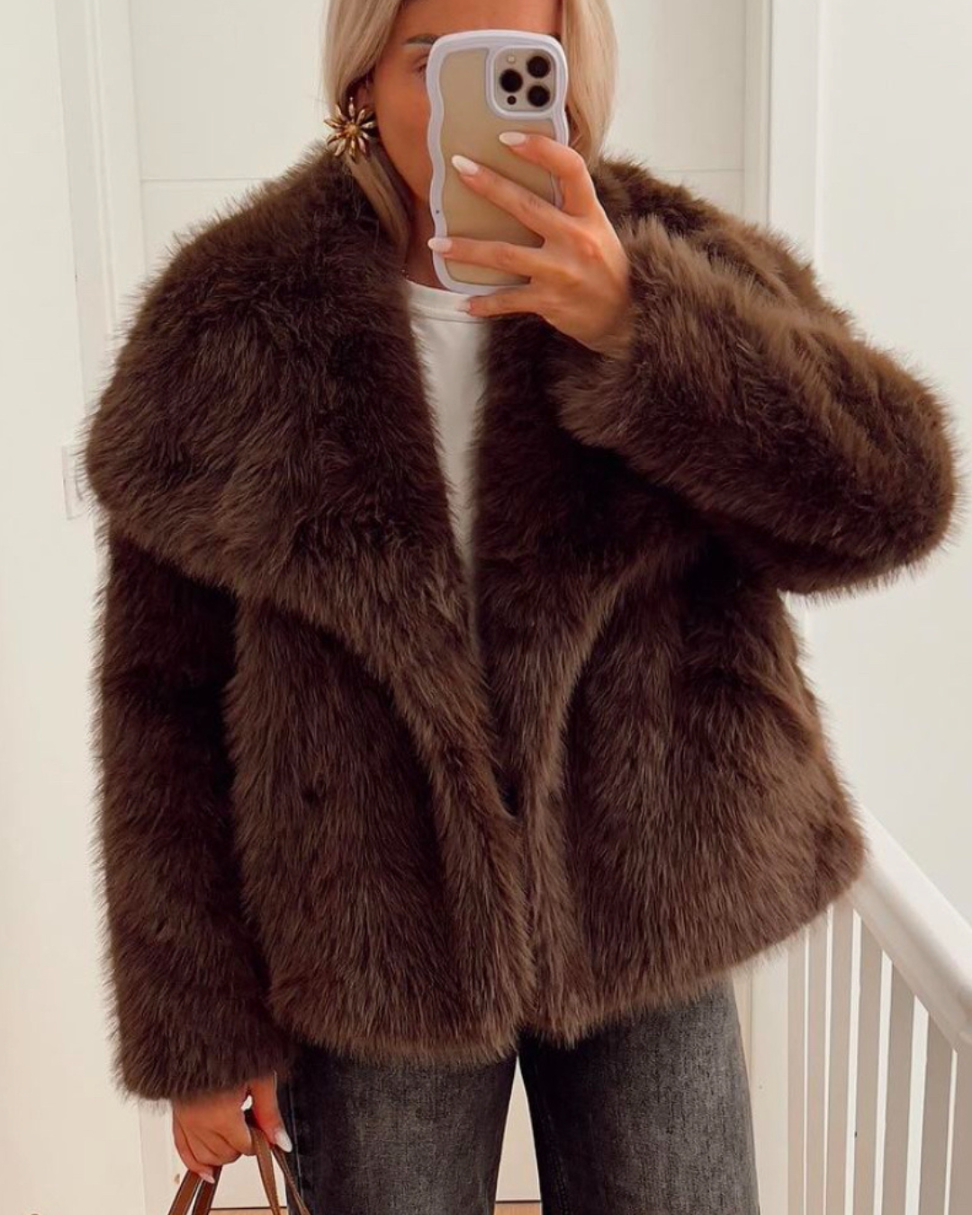 Ferryhill | Faux Fur Coat – Timeless, Elegant, Winter Layering