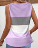 Cedra | Gestreiftes Tanktop mit Knöpfen