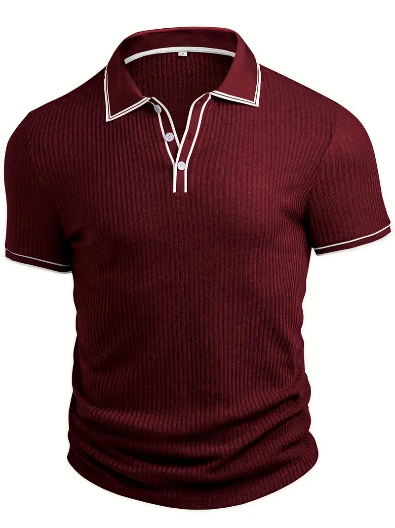 Donovan | Elegantes Polohemd Mit Kurzen Ärmeln