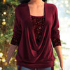 Elena | Elegante Bluse mit glänzenden Details