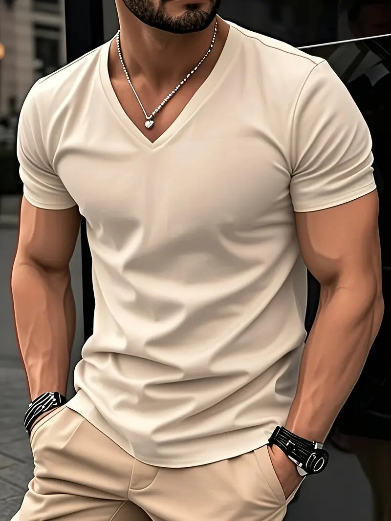 Eric | Elegantes Kurzarm-Shirt