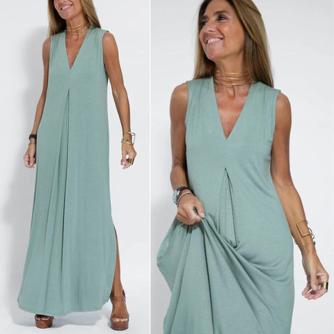 Elise | Luxuriöses Frauenkleid mit Weste
