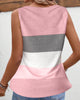 Cedra | Gestreiftes Tanktop mit Knöpfen