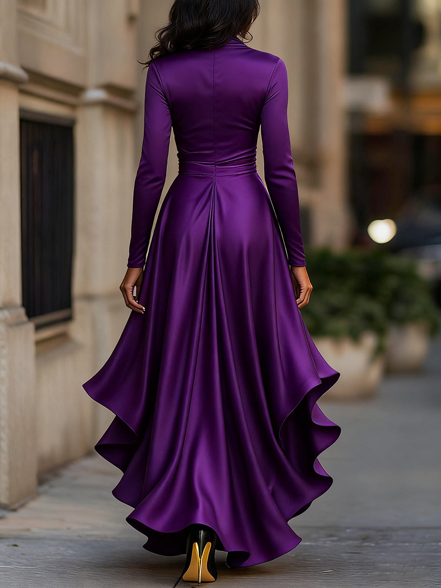 Mabel | Elegantes langes Kleid - Perfektes festliches Kleid für Herbst