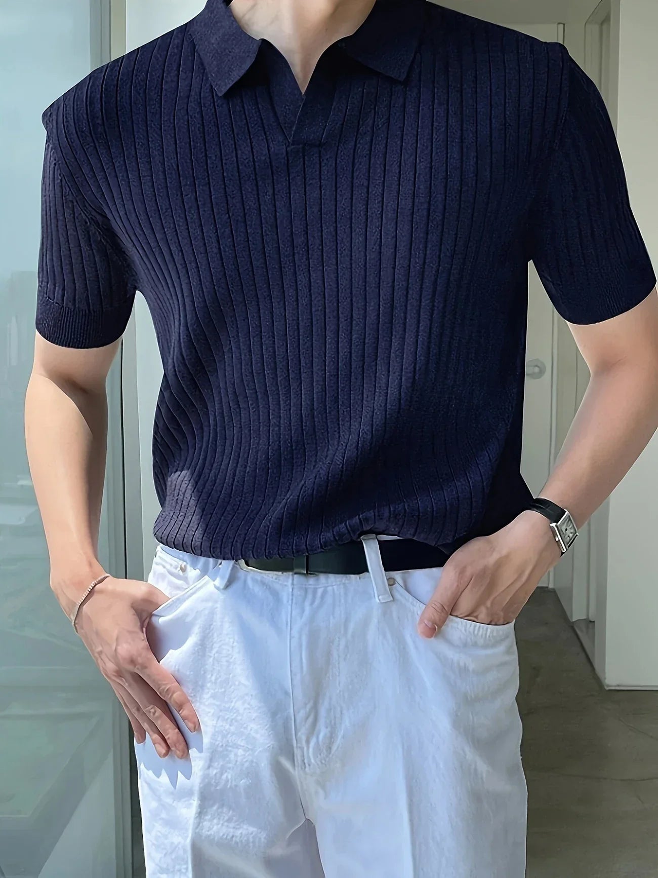 Kennedi | Casual Polo-Shirt mit Kurzärmeln