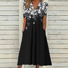 Rena | Vintage-Kleid Mit Blumendruck