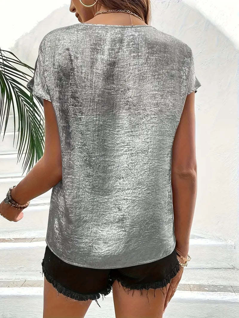 Aris | Elegante Bluse mit V-Ausschnitt