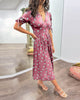 Millie | Kleid mit Punkten und tiefem V-Ausschnitt