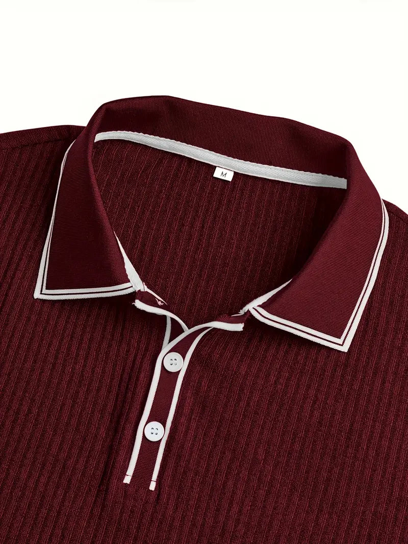 Donovan | Elegantes Polohemd Mit Kurzen Ärmeln