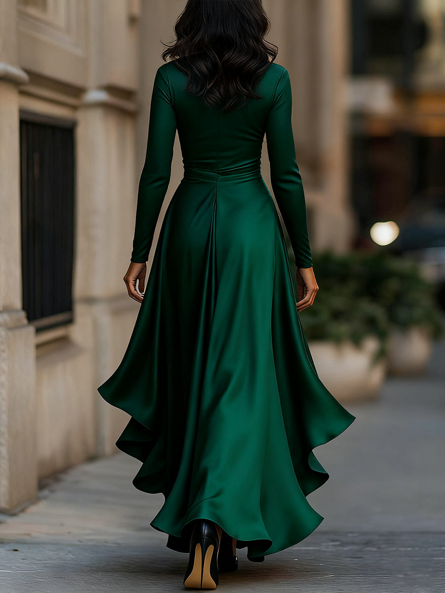 Mabel | Elegantes langes Kleid - Perfektes festliches Kleid für Herbst